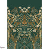 Salon des Miroirs wallpaper-Casamance-Petrole/Dore-Set-Selected Wallpapers-Interiors