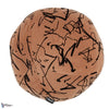 Scribble Kussen-Kirkby Design-Amber-Ø 35 cm-Selected Interiors