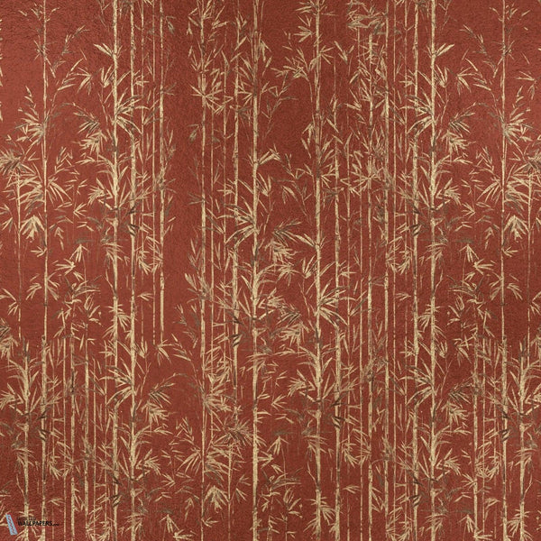 Seijaku wallpaper-Coordonne-Copper-Metallics-M2-Selected Wallpapers-Interiors