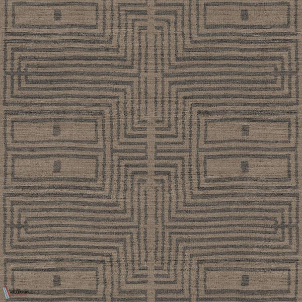 Serica wallpaper-Masureel-Coffee-Roll-Selected Wallpapers-Interiors