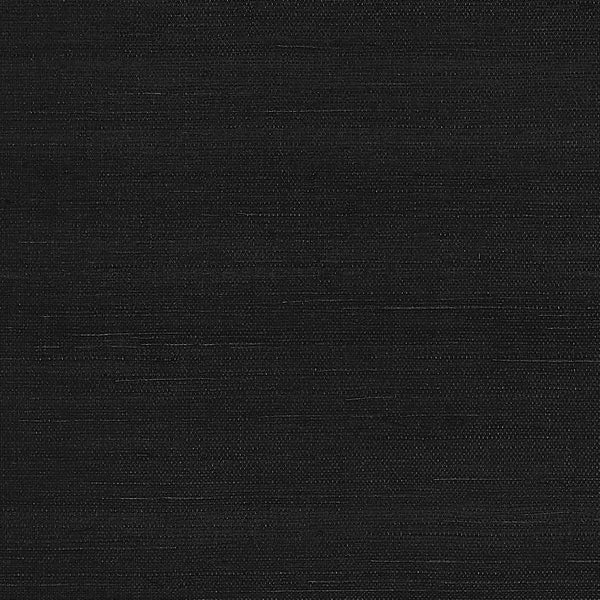Shang Extra Fine Sisal-Thibaut-Pitch Black-Rolle-Selected-Wallpapers-Interiors