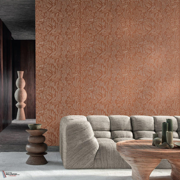 Silvara wallpaper-Casamance-Selected Wallpapers-Interiors
