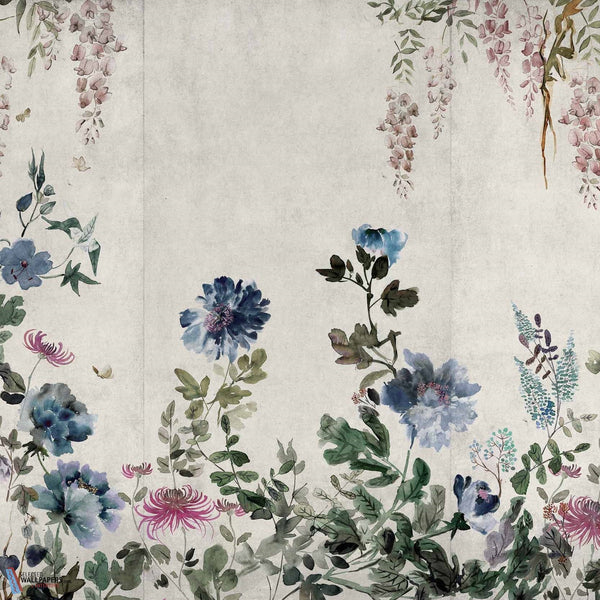 Spring Festival-Coordonne-wallpaper-Sapphire-Non Woven-Selected-Wallpapers-Interiors