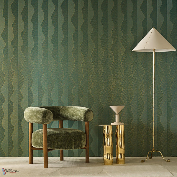 Strie wallpaper-Casamance-Selected Wallpapers-Interiors