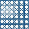 Canary trellis Tapete-Thibaut-Navy-Rolle-Selected Wallpapers-Interiors
