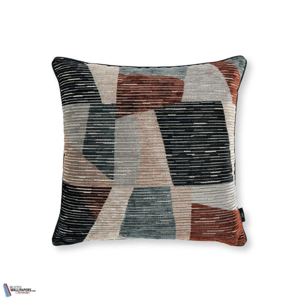 Tabala Velvet Kussen-Black Edition-Syrah-50 x 50 cm-Selected Interiors