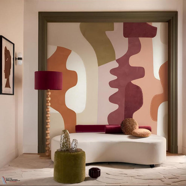 Tannea wallpaper-Casamance-Selected Wallpapers-Interiors