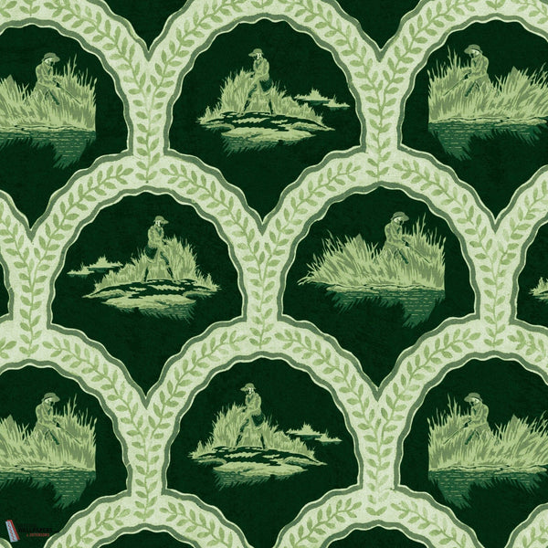 The Hunter wallpaper-Mind the Gap-Evergreen-Roll-Selected-Wallpapers-Interiors