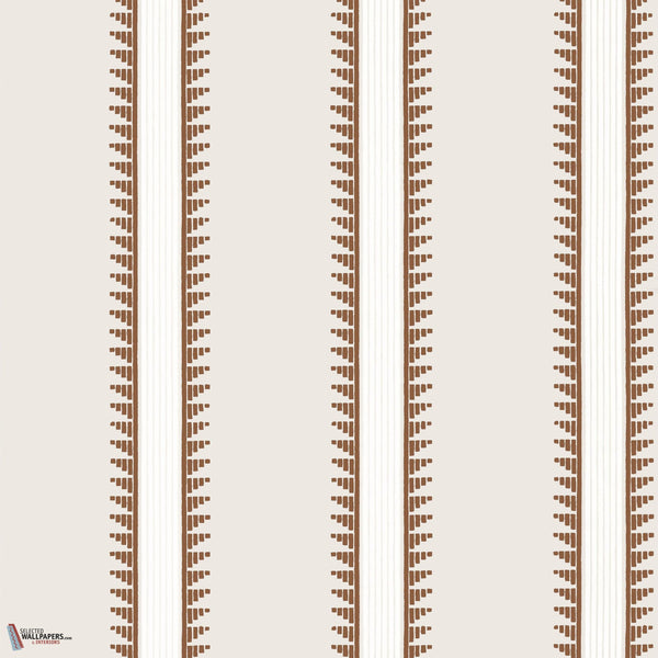 Trail head wallpaper-Thibaut-Ochre-Roll-Selected Wallpapers-Interiors