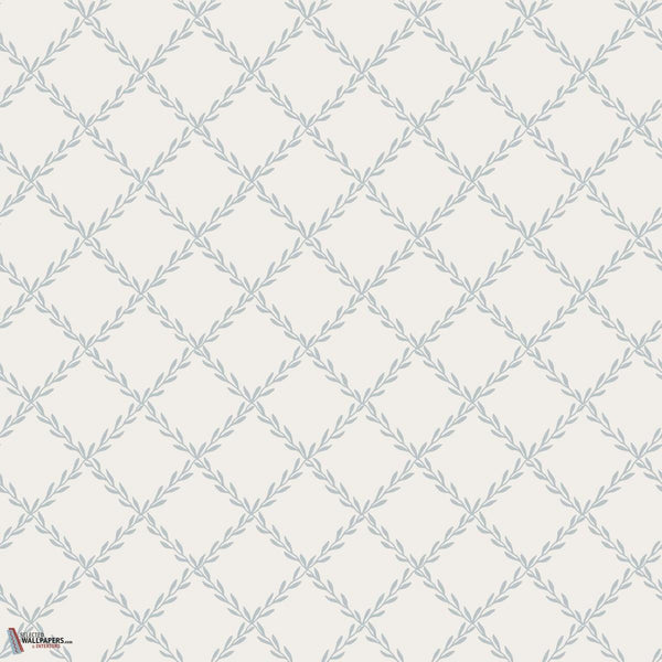 Trellis behang-Sandberg-Misty Blue-Rol-Selected Wallpapers-Interiors