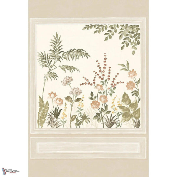 Trianon behang-Casamance-Sable/Multico-Set-Selected Wallpapers-Interiors