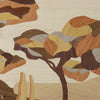 Under the Sycamore Tree Tapete-Arte-Mahogany Wood-Set-Selected-Wallpapers-Interiors