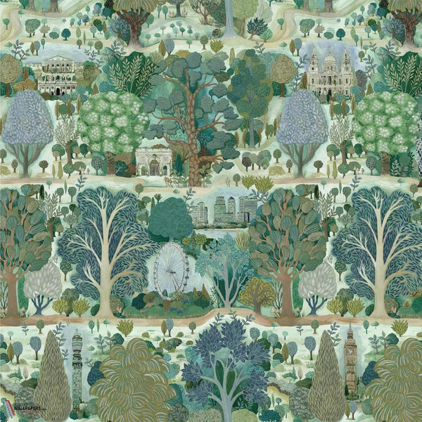 Utopia wallpaper-House of Hackney-Spring-200 cm-Roll-Selected Wallpapers-Interiors