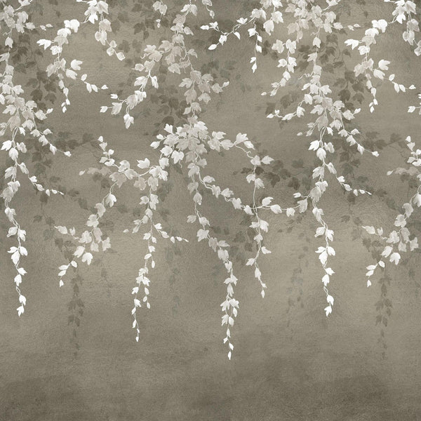 Vine Shadow wallpaper-Coordonne-Silver-Metallics-M2-Selected Wallpapers-Interiors