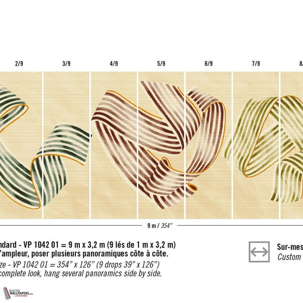Vol-au-vent Tapete-Elitis-Selected Wallpapers-Interiors