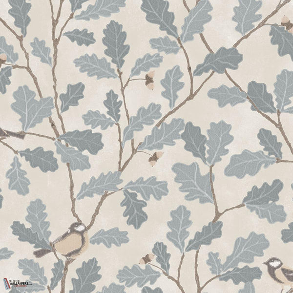 Waldemar wallpaper-Sandberg-Light Blue-Mattic-M2-Selected Wallpapers-Interiors