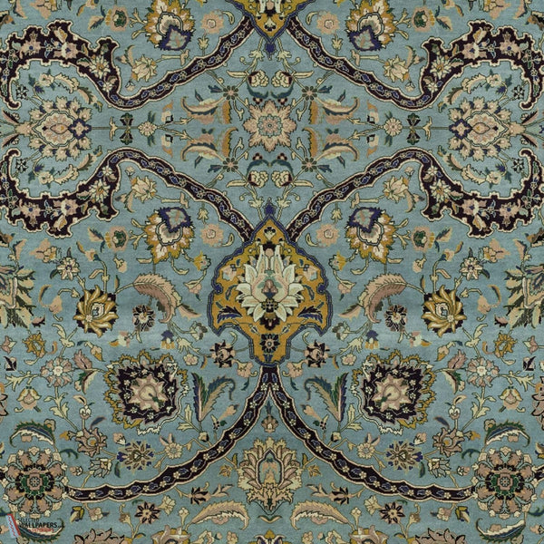 Zanjan wallpaper-House of Hackney-Sapphire-200 cm-Selected-Wallpapers-Interiors