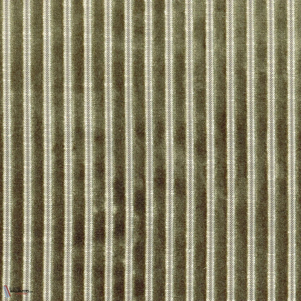 Zebu stof-Casamance-fabric-Kaki-Meter (M1)-Selected-Wallpapers-Interiors