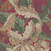 Acanthus wallpaper in Madder/Thyme van Morris & Co