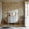 Alnwick Logs wallpaper van Sanderson