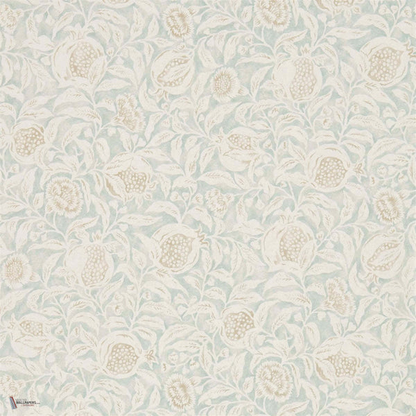 Annandale wallpaper in Linen van Sanderson