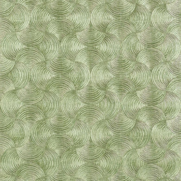 Aphelie Tapete in Vert Metallique von Casamance
