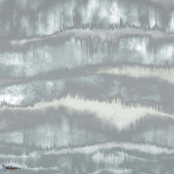 Aquarell wallpaper in Cloud Blue van Texam