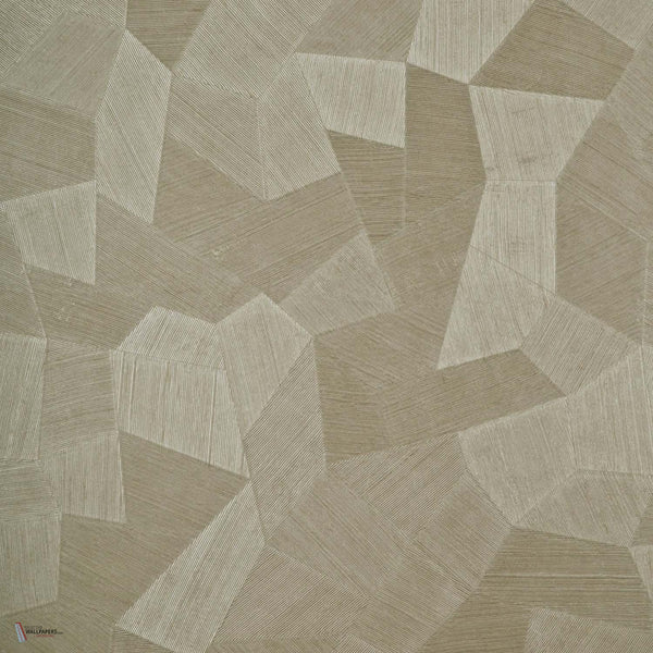 Facet behang in Golden Sand van Arte