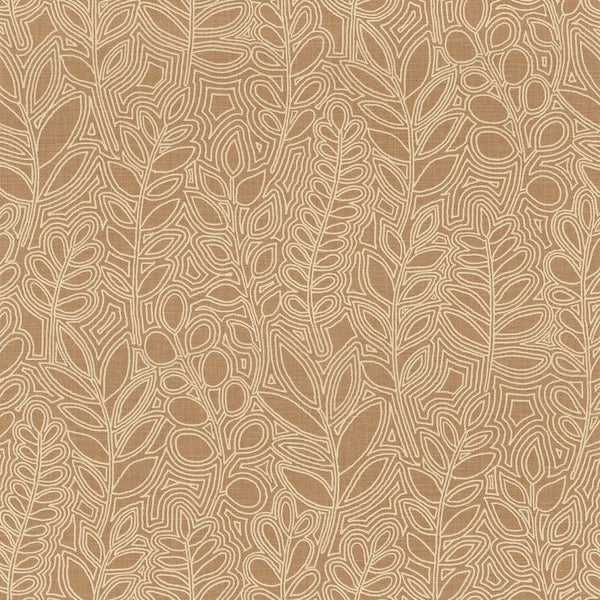 Astragale wallpaper in Camel by Casamance