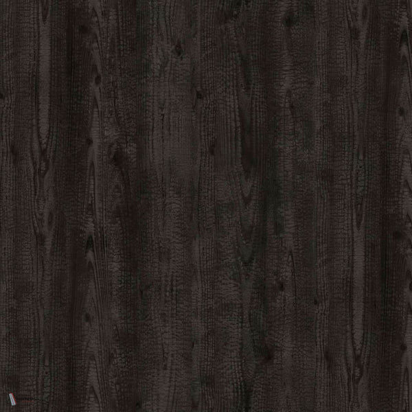 Bois Brule wallpaper in Noir van Nobilis