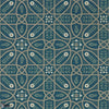 Brophy Trellis wallpaper in Deap Teal van Morris & Co