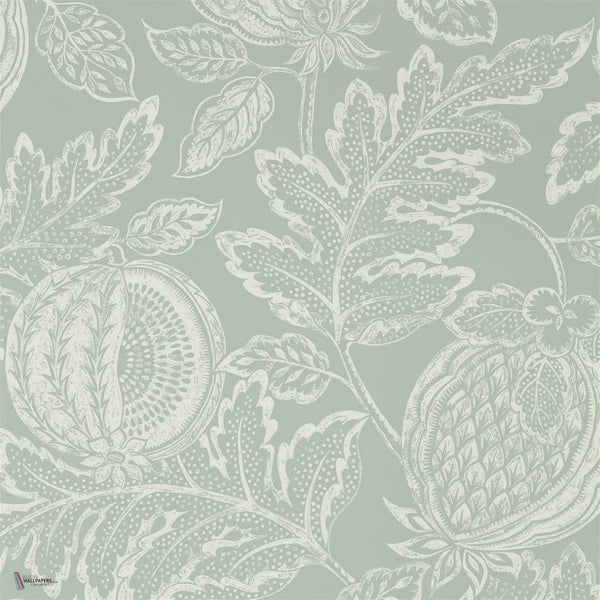 Cantaloupe Tapete in English Grey van Sanderson