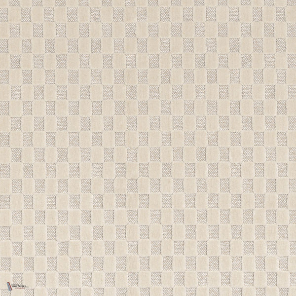Scacchiera Stofff in Milk von Casamance