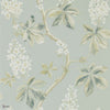 Chestnut Tree wallpaper in Blue/Sage van Sanderson