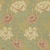 Chrysanthemum wallpaper in Pink/Yellow/Green van Morris & Co