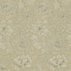 Chrysanthemum Toile wallpaper in Ivory/Gold van Morris & Co