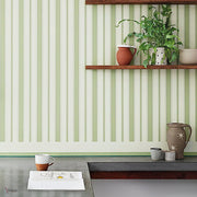 Cambridge Stripe wallpaper by Cole & Son — interior