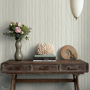 Croquet Stripe wallpaper by Cole & Son — interior