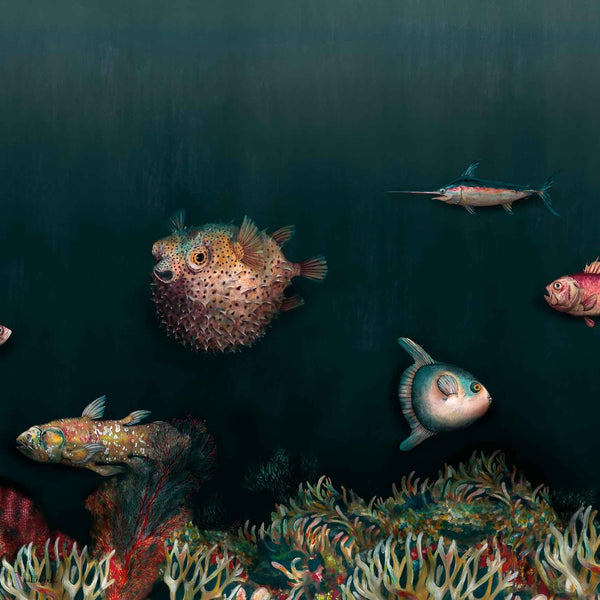 Deep Ocean wallpaper in Atlantic by Coordonne