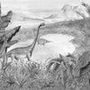 Dinosaurs Park Tapete in Ash von Coordonne