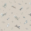 Doggy Gravity Tapete in Cream von Coordonne
