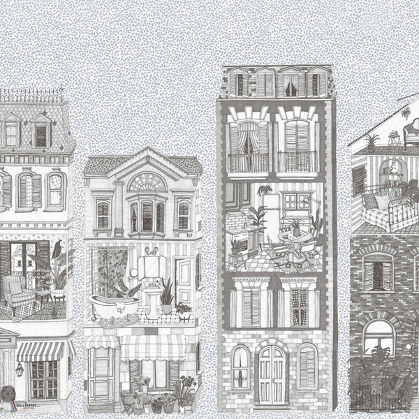 Dolls House Tapete in Cloud von Coordonne