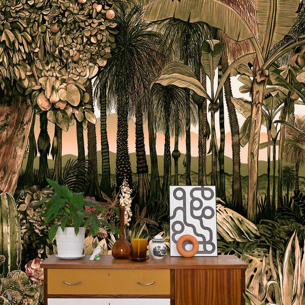 Jose Manuel Hortelano-Pi - Botanico wallpaper in Tarde by Coordonne — interior