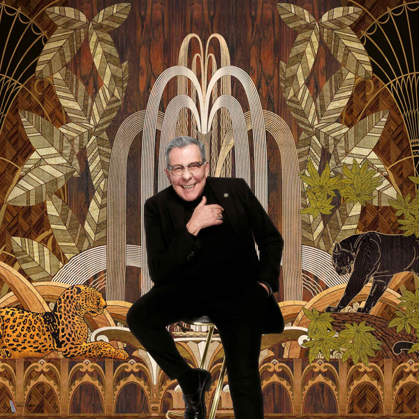 Juan Gatti - Rue Babylone wallpaper in Woodland by Coordonne