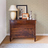 Kasuri wallpaper in Cream by Coordonne — interior