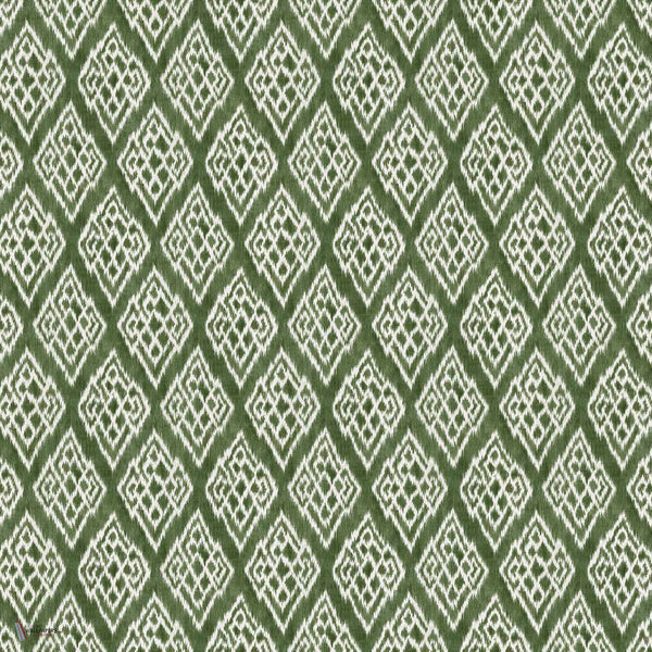 Kasuri wallpaper in Green by Coordonne