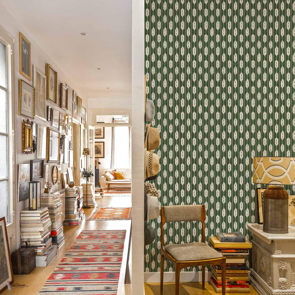 Llengues Tapete in Green von Coordonne — Interieur