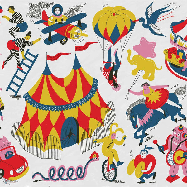 Magic Circus Tapete in Wild von Coordonne