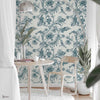 Mithology wallpaper in Blue by Coordonne — interior