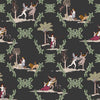 Neo-Bucolic wallpaper in Black by Coordonne